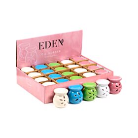 Mini Difuzor de Esențe în Ceramică - Găuri cu Petale