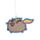 Odorizant de Mașină - Pisica Pusheen - Prăjitură cu Căpșuni