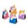 Set cu 4 Semne de Carte Magnetice - Unicorn Magic