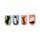 Set cu 4 Semne de Carte Magnetice - Feline - Fine Cats