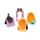 Set cu 4 Semne de Carte Magnetice - Pisici Beans & Co