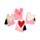 Set cu 4 Semne de Carte Magnetice - Inimi - Amore