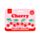Set cu 4 Semne de Carte Magnetice - Cireșe - Cherry