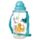 Sticlă pentru Copii cu Pai 450ml - Animale Marine