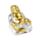Mini Buddha Norocos cu Suport de Expunere