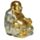 Buddha Auriu Norocos cu Sclipici