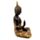 Buddha Tailandez - Negru și Portocaliu - Meditație