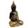 Buddha Tailandez - Negru și Portocaliu - Contemplație