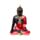 Buddha Tailandez - Roșu, Auriu și Negru - Meditație