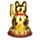 Pisică care Face cu Mâna - Maneki Neko - Auriu