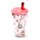 Pahar Rezistent la Spargere cu Pai - Pisica Pusheen - Sips