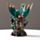 Dragon peste Bust cu Mama Natură - Verde
