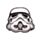 Puzzle în Formă de Cască de Stormtrooper - 130 piese