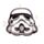 Puzzle în Formă de Cască de Stormtrooper - 130 piese