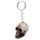 Breloc din Rășină - Craniu cu Trandafir - Skulls & Roses