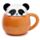 Cană cu Capac Decorat - Panda - Animale Drăguțe