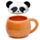 Cană cu Capac Decorat - Panda - Animale Drăguțe