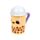 Cană cu Capac în Formă de Bubble Tea - Foodiemals