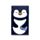 Caiet cu Deschidere Flip - Pinguin