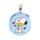 Trusă Rotundă cu Set de Manichiură - Peanuts Snoopy & Woodstock