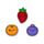 Set cu 3 Radiere - Fructe - Foodiemals