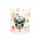 Set 2 Pahare din Sticlă 250ml - Dia de los Muertos