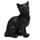 Statuete - Pisici Negre