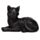 Statuete - Pisici Negre