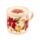 Set cu Cană în Porțelan și Suport/Capac - Christmas Botanicals