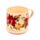 Set cu Cană în Porțelan și Suport/Capac - Christmas Botanicals