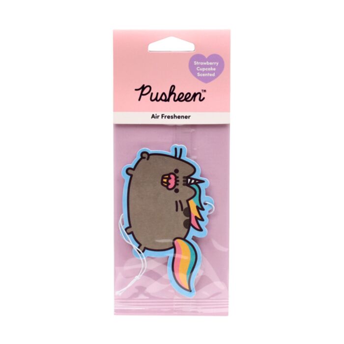 Odorizant de Mașină - Pisica Pusheen - Prăjitură cu Căpșuni