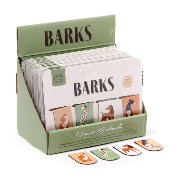 Set cu 4 Semne de Carte Magnetice - Câini - Barks