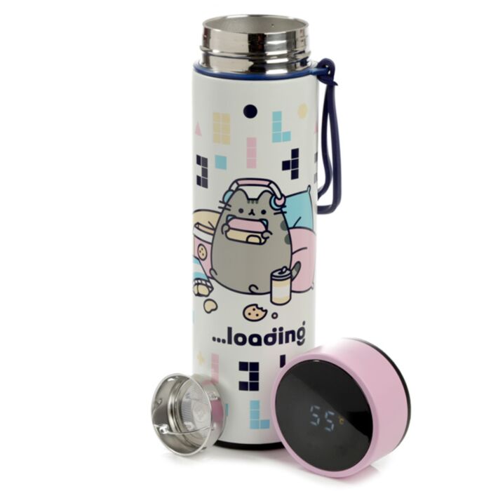 Termos în Oțel cu Termometru - Pisica Pusheen Gaming