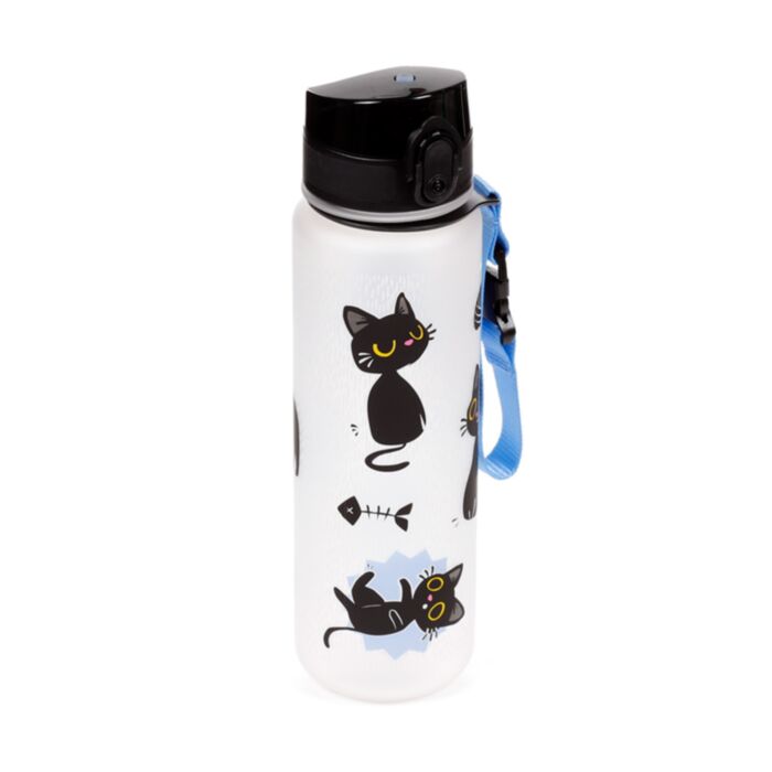 Sticlă Rezistentă la Spargere 600ml - Pisică Neagră