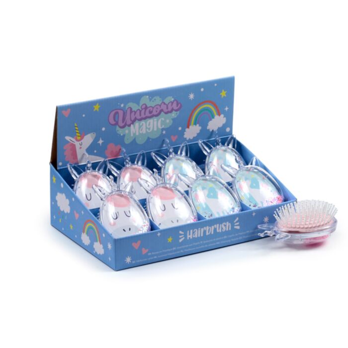 Perie de Păr cu Sclipici - Unicorn Magic