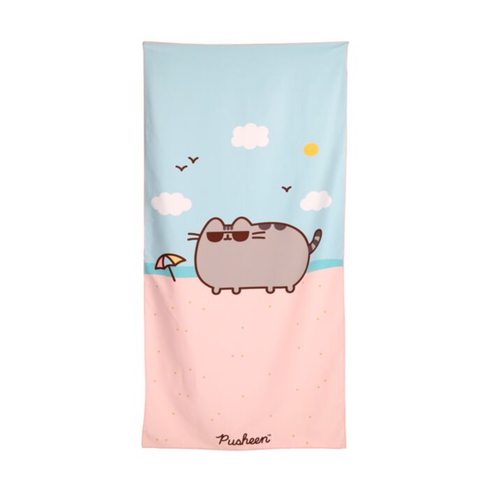 Prosop de plajă în Microfibră - Pisica Pusheen