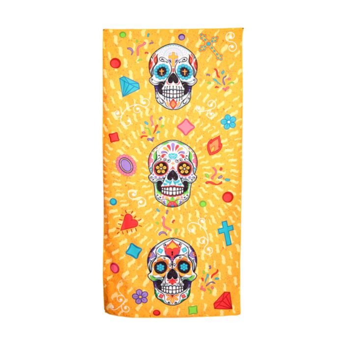 Prosop de plajă în Microfibră - Dia de los Muertos