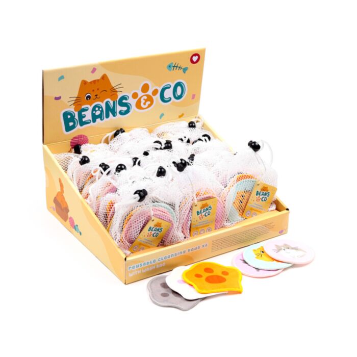 Set de 6 Dischete Demachiante - Pisici Beans & Co