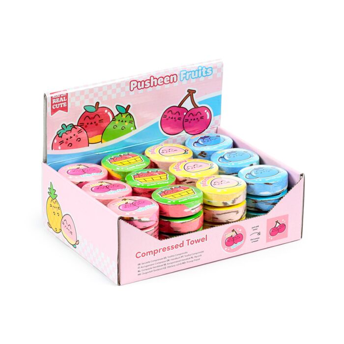 Prosop Comprimat - Pisica Pusheen - Fructe