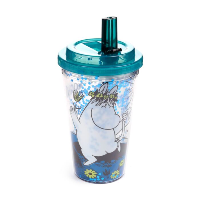 Pahar Rezistent la Spargere cu Pai - Moomin