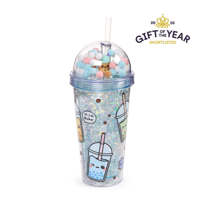 Pahar Mare cu Pai și Decorațiuni - Bubble Tea - Foodiemals