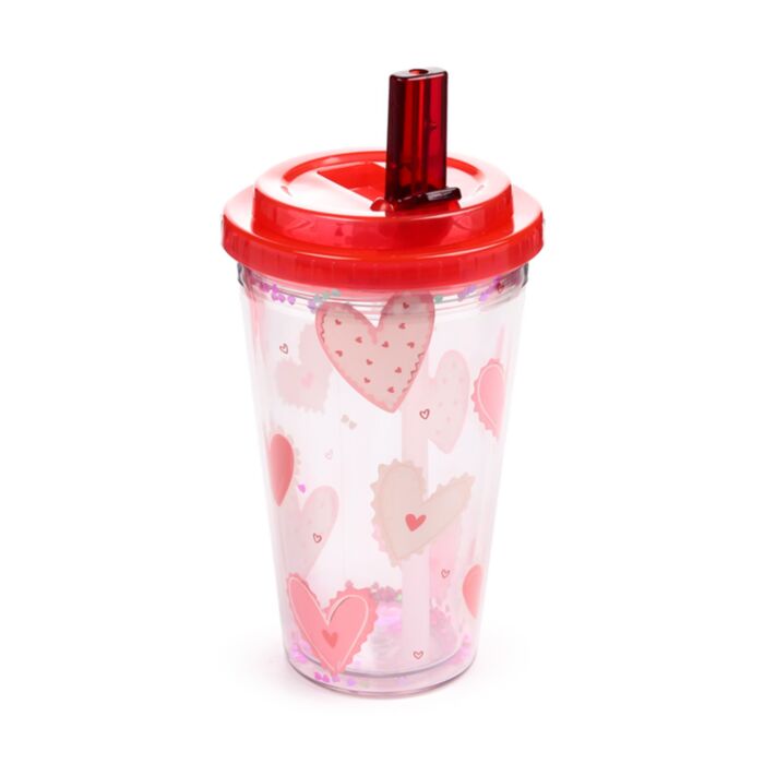 Pahar Rezistent la Spargere cu Pai - Amore