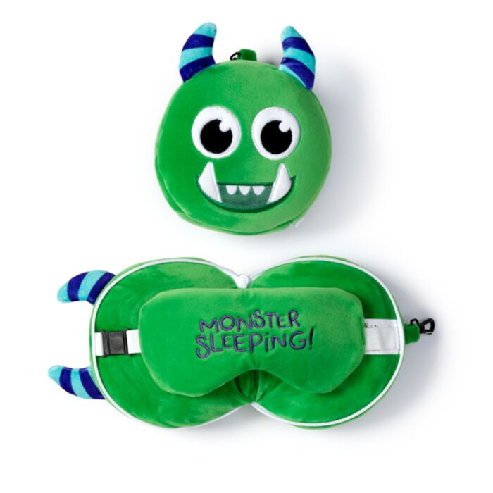 Pernă cu Mască de Ochi Relaxeazzz - Monstru Verde