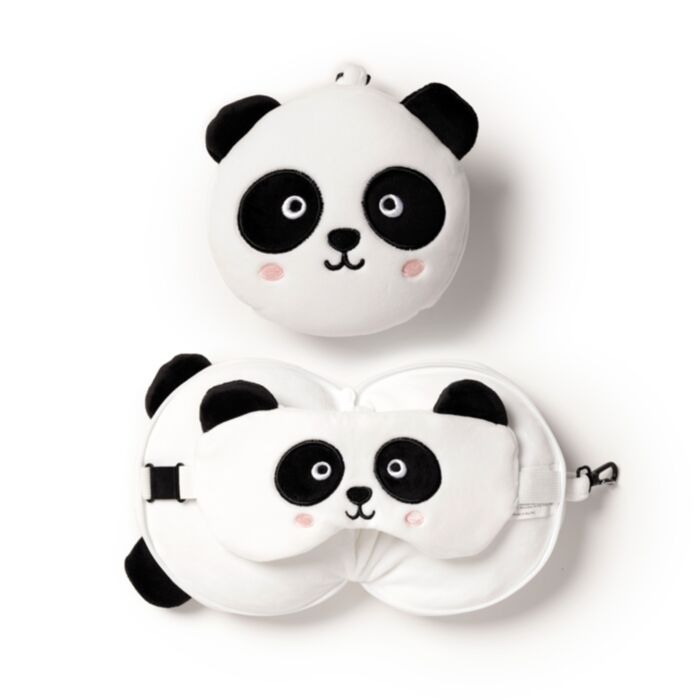 Pernă cu Mască de Ochi Relaxeazzz - Panda