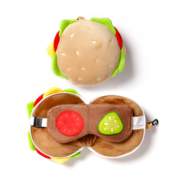 Pernă cu Mască de Ochi Relaxeazzz - Hamburger