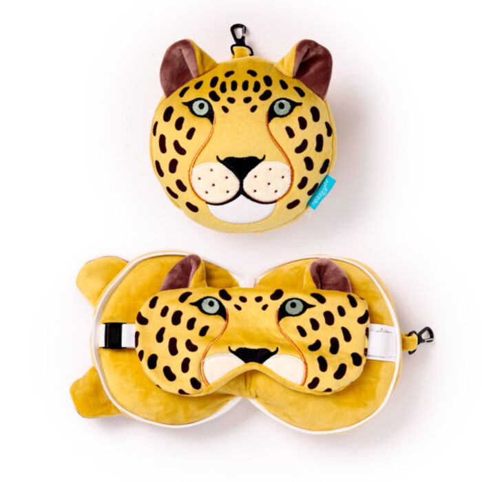 Pernă cu Mască de Ochi Relaxeazzz - Leopard