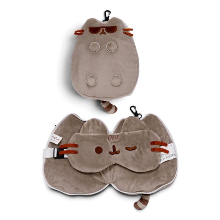 Pernă cu Mască de Ochi Relaxeazzz - Pisica Pusheen cu Ochelari de Soare