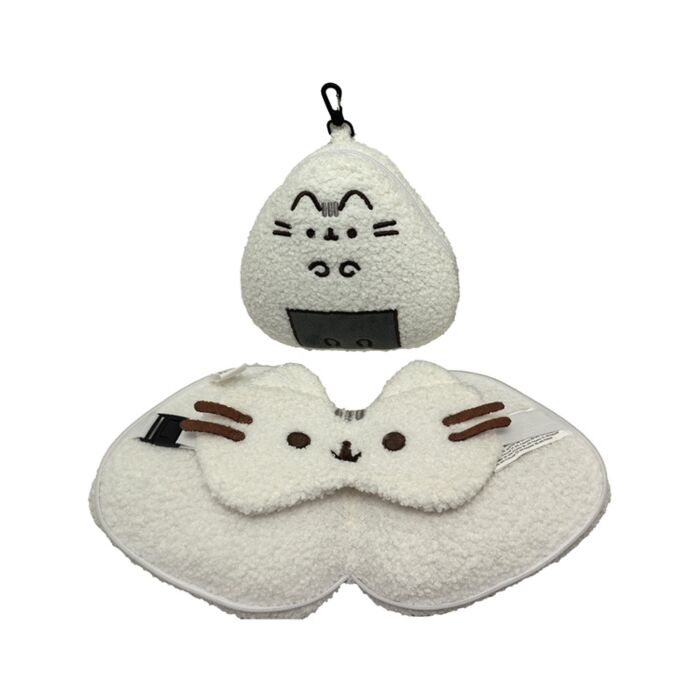 Pernă cu Mască de Ochi Relaxeazzz - Pisica Pusheen - Sushi