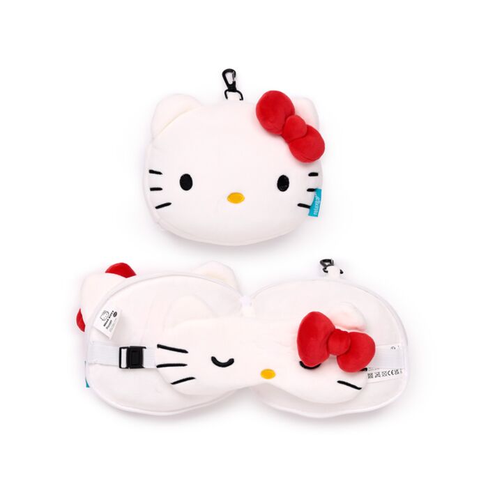 Pernă cu Mască de Ochi Relaxeazzz - Hello Kitty