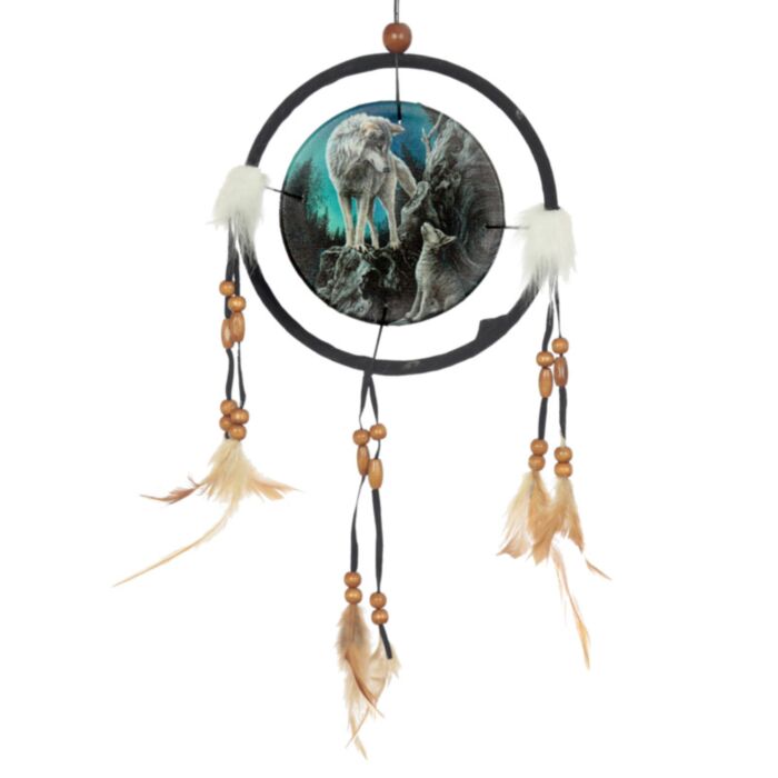 Captator de Vise - Guidance Wolf - Lup cu pui - Lisa Parker - 16cm
